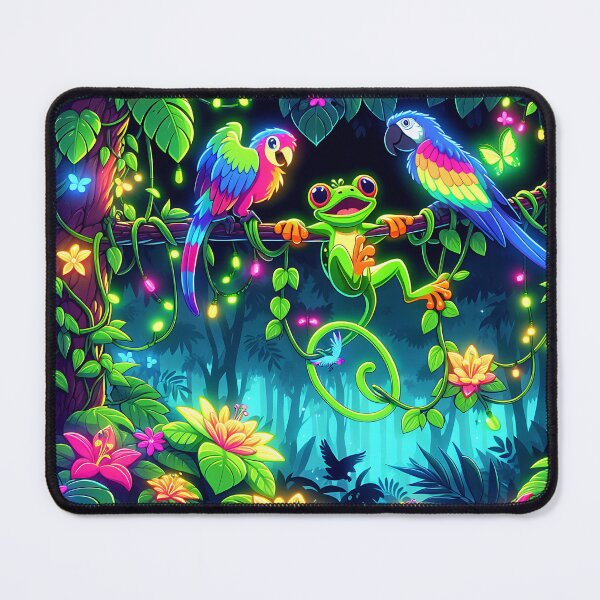 Item preview, Copy of Uv reactive Neon Fox Forest Adventure designed and sold by Taans-Creation.
