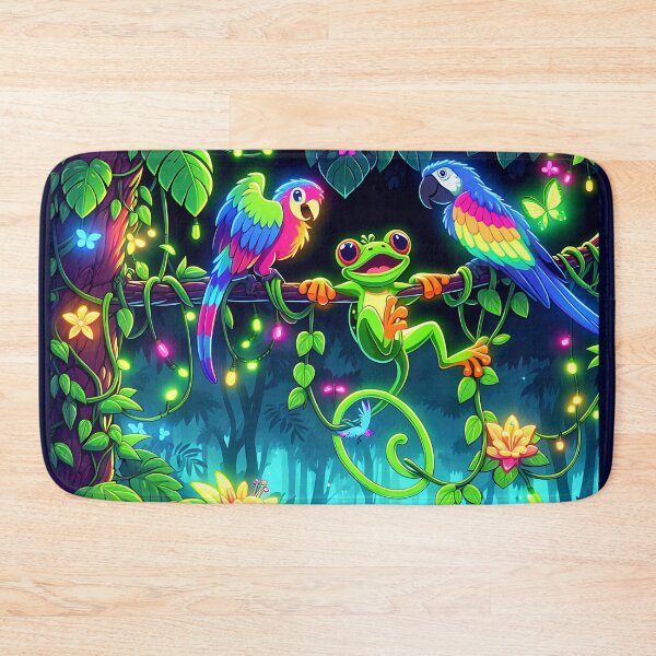 Item preview, Copy of Uv reactive Neon Fox Forest Adventure designed and sold by Taans-Creation.