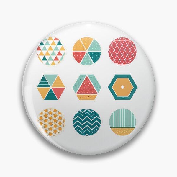 Item preview, Funky Geometric Shapes Sticker Pack designed and sold by FluffyPeels.