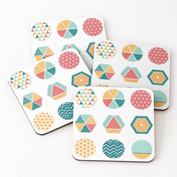 Item preview, Funky Geometric Shapes Sticker Pack designed and sold by FluffyPeels.