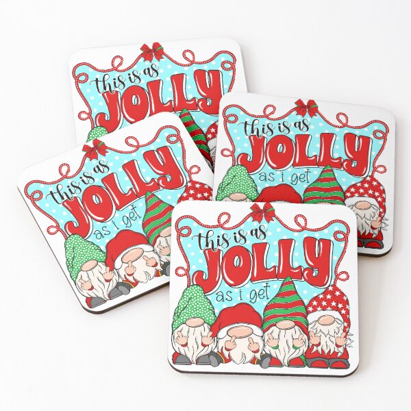 Item preview, This is As Jolly As I Get" Gnome Christmas Design – Festive and Fun designed and sold by Colorten.