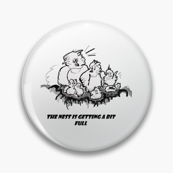 Item preview, The nest is getting a bit full designed and sold by catherine calder.