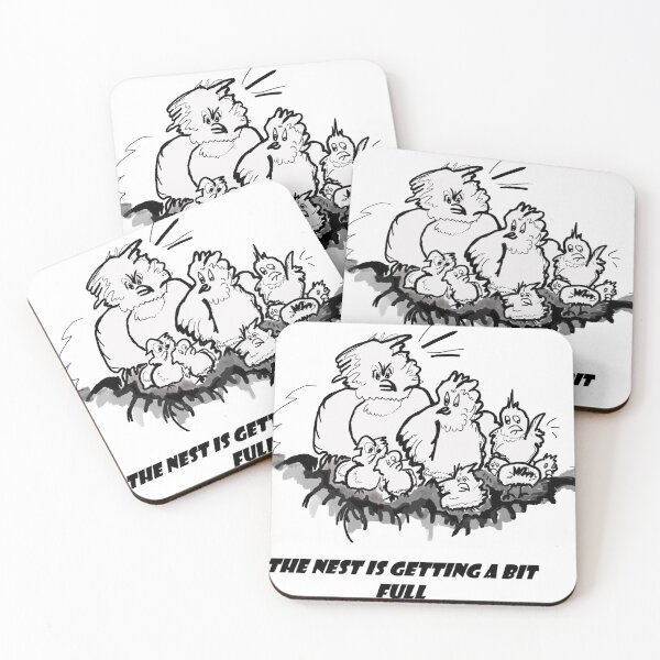 Item preview, The nest is getting a bit full designed and sold by catherine calder.