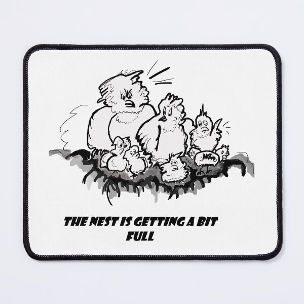 Item preview, The nest is getting a bit full designed and sold by catherine calder.