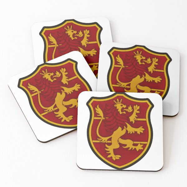 Item preview, Crimson Lion Anime-Inspired Crest Design – Majestic Symbol of Strength designed and sold by AbnormalAdorn.