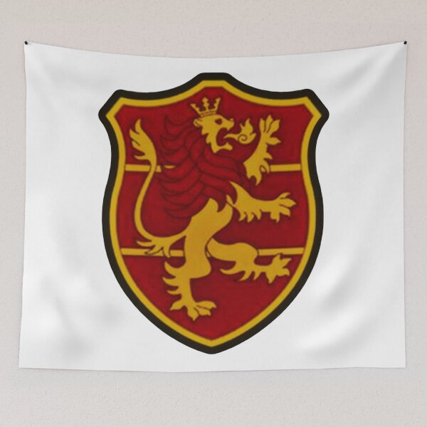 Item preview, Crimson Lion Anime-Inspired Crest Design – Majestic Symbol of Strength designed and sold by AbnormalAdorn.