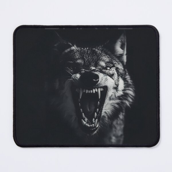 Item preview, Portrait of a Big Bad Wolf: Brave, Wild and Brave designed and sold by elecelorena.