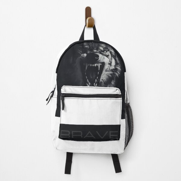 Item preview, Portrait of a Big Bad Wolf: Brave, Wild and Brave designed and sold by elecelorena.