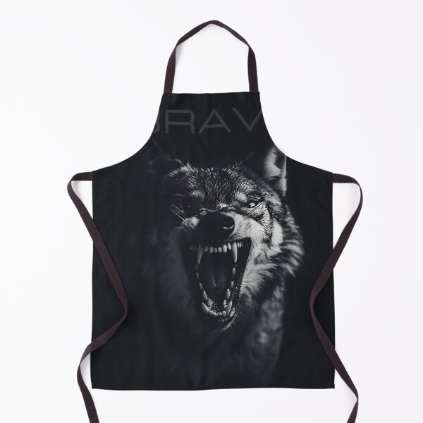 Item preview, Portrait of a Big Bad Wolf: Brave, Wild and Brave designed and sold by elecelorena.
