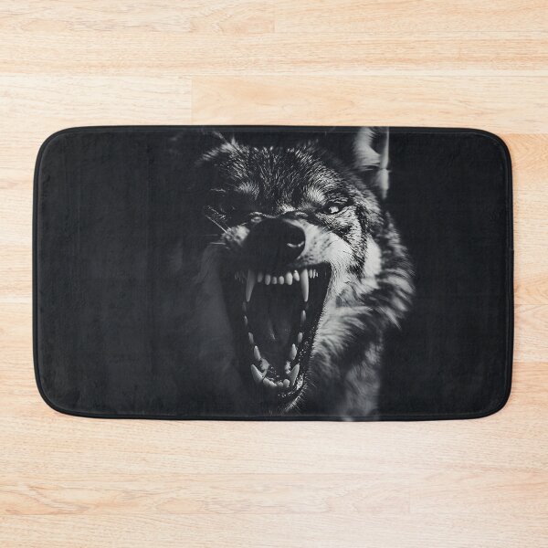 Item preview, Portrait of a Big Bad Wolf: Brave, Wild and Brave designed and sold by elecelorena.