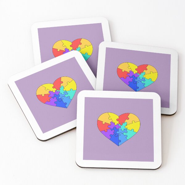 Item preview, Colourful purple heart designed and sold by englandns.