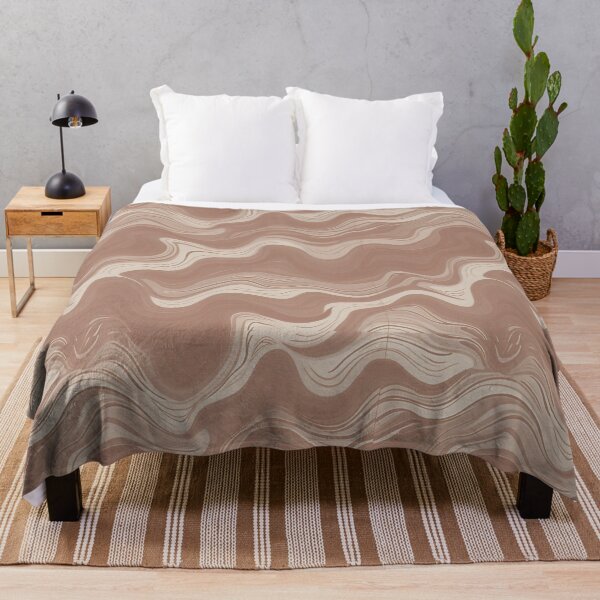 Item preview, Mocha Waves Comforter designed and sold by AlienTechs.