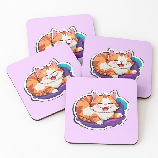 Item preview, kitten lying down smiling designed and sold by Laysa Kaline.