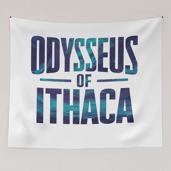 Artikelvorschau, Odysseus von Ithaka Wellen Text entworfen und verkauft von YT-Greek2Me.