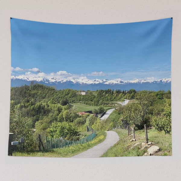 Item preview, Country road on the hills Langhe Italy designed and sold by Quoppidou.