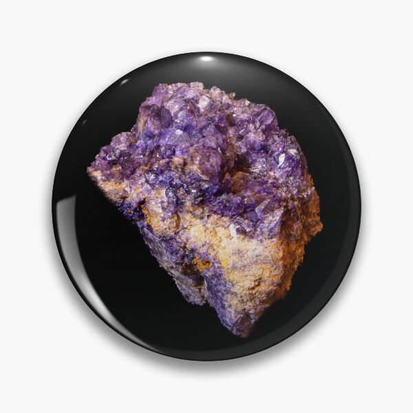 Item preview, Purple Fluorite Gemstone Mineral Rock designed and sold by Rocksonsocks.