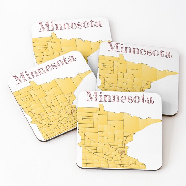 Item preview, Minnesota Counties & Interstates designed and sold by PhilbonianDezin.