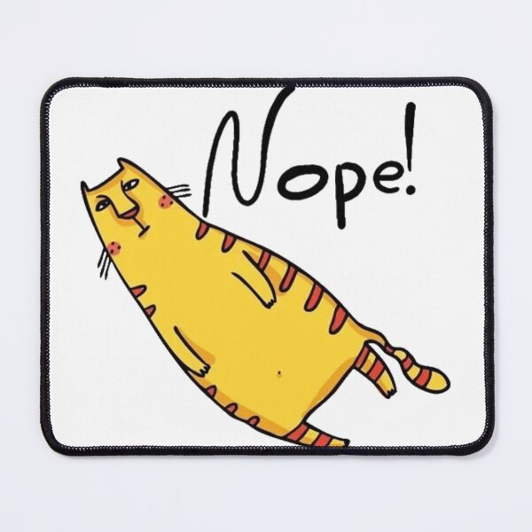 Item preview, Cat Nope designed and sold by clarkfraser.