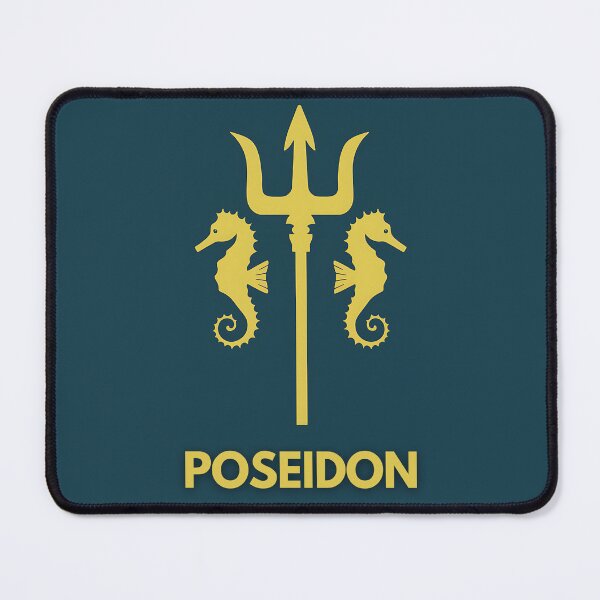 Item preview, Poseidon Trident Seahorse Minimalist designed and sold by YT-Greek2Me.