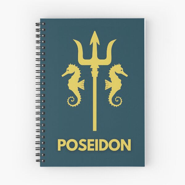 Item preview, Poseidon Trident Seahorse Minimalist designed and sold by YT-Greek2Me.
