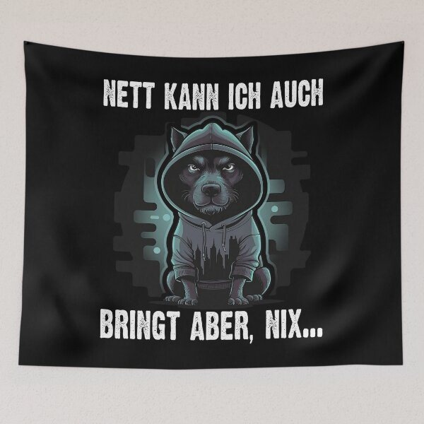 Item preview, Nett Kann Ich Auch Bringt Aber , Nix  - Cooles Hund  - Lustiges Zitat  designed and sold by Smix Pixels.