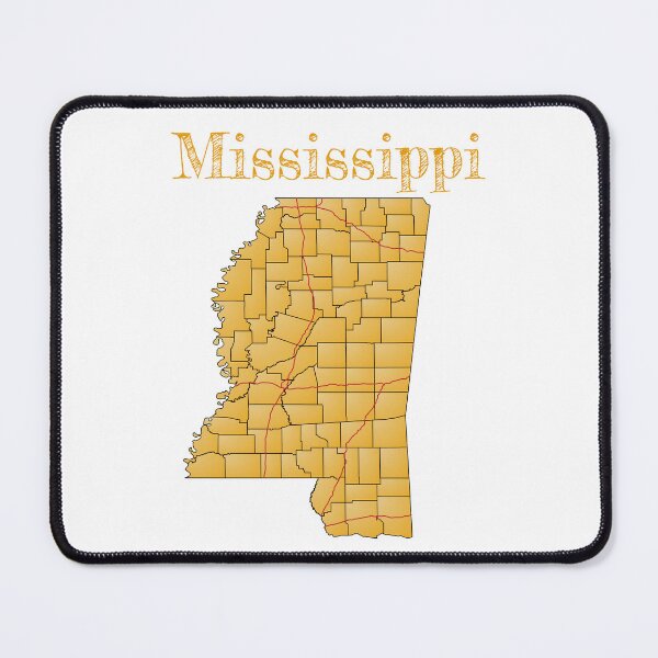 Item preview, Mississippi Counties & Interstates designed and sold by PhilbonianDezin.
