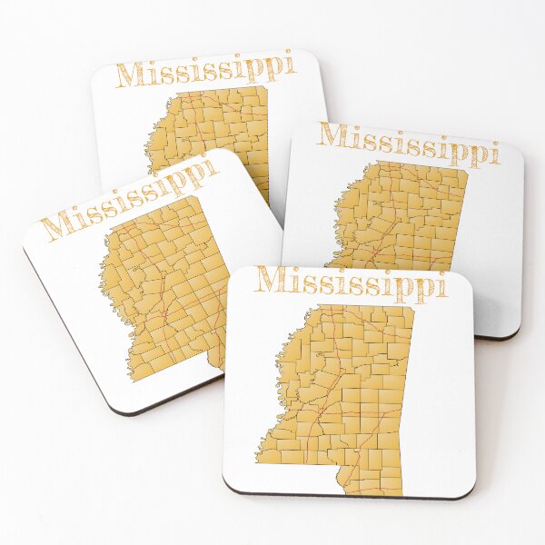 Item preview, Mississippi Counties & Interstates designed and sold by PhilbonianDezin.