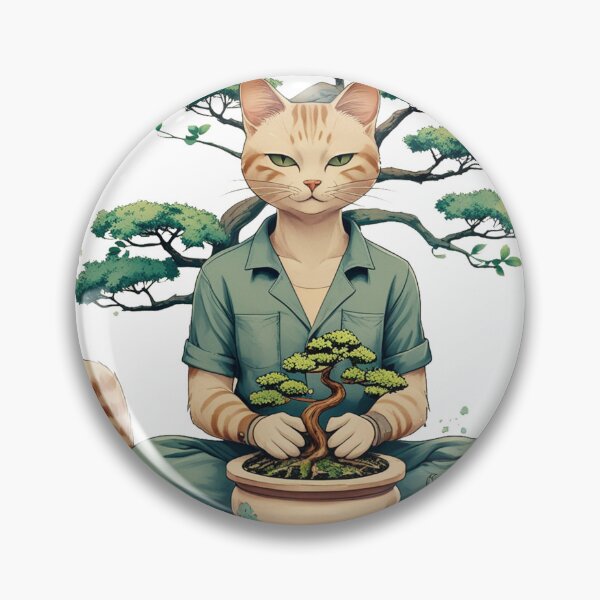 Item preview, Cat person working on bonsai designed and sold by Dreamteeworks.