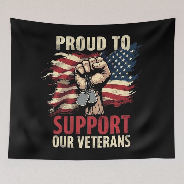 Item preview, Proud to Support Our Veterans designed and sold by Blok45.