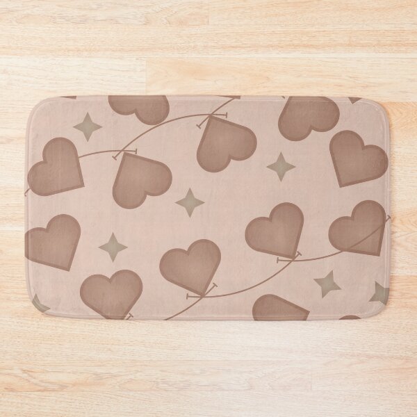 Item preview, Mocha Mousse Brown Hearts Throw Pillows designed and sold by AlienTechs.