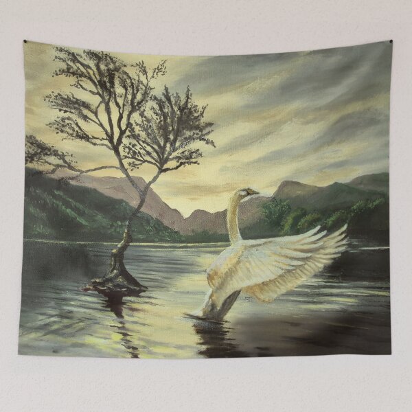 Item preview, Lonely Tree and Swan designed and sold by images4design.