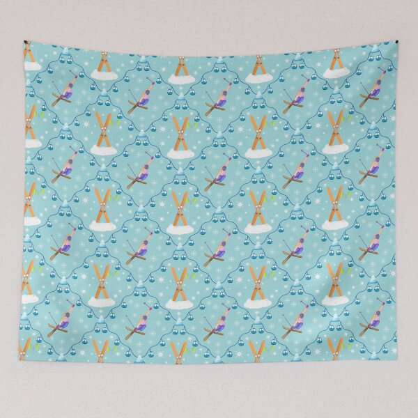 Item preview, Skiing Pattern designed and sold by daphsam.