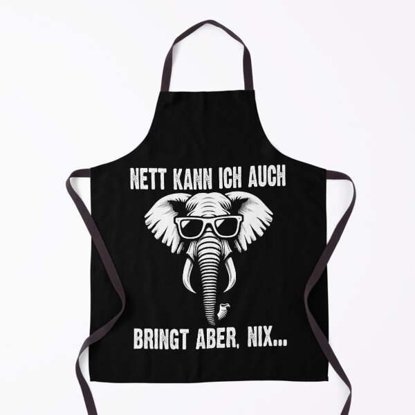Item preview, Nett Kann Ich Auch Bringt Aber , Nix  - Cooles Elefant  - Lustiges Zitat  designed and sold by Smix Pixels.