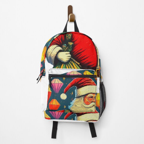 Item preview, Santa Claus Christmas , Festive Holiday , Colorful Santa and Lanterns Design, Fun Christmas Gift designed and sold by Indyadizine.