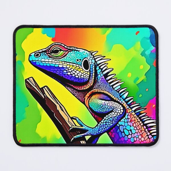 Item preview, Colorful Lizard Art Design designed and sold by Health And Fitness Posts e-Store.
