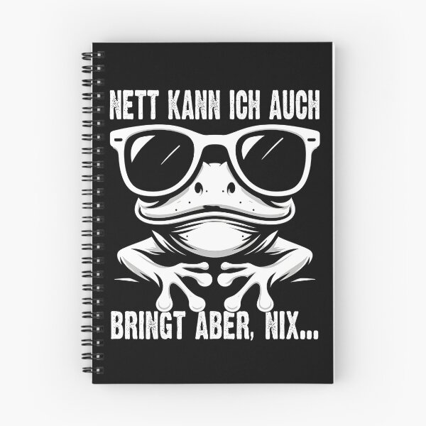Item preview, Nett Kann Ich Auch Bringt Aber , Nix  - Cooles Frosch - Lustiges Zitat  designed and sold by Smix Pixels.