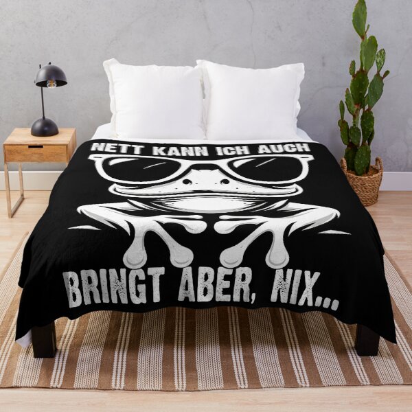 Item preview, Nett Kann Ich Auch Bringt Aber , Nix  - Cooles Frosch - Lustiges Zitat  designed and sold by Smix Pixels.