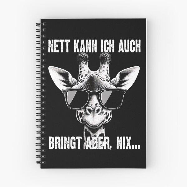 Item preview, Nett Kann Ich Auch Bringt Aber , Nix  - Cooles Giraffe - Lustiges Zitat  designed and sold by Smix Pixels.
