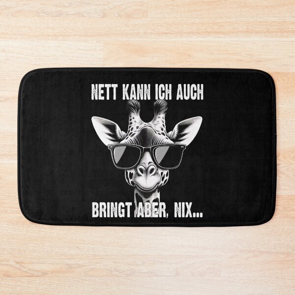 Item preview, Nett Kann Ich Auch Bringt Aber , Nix  - Cooles Giraffe - Lustiges Zitat  designed and sold by Smix Pixels.