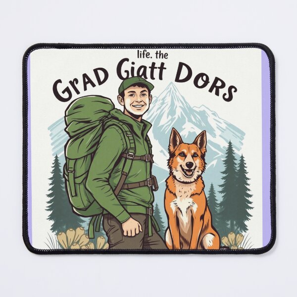 Item preview, Hiking with Dog designed and sold by sachinnaha.