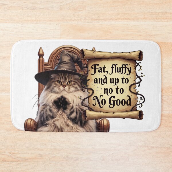 Item preview, Fluffy Evil Cat Sorcerer  designed and sold by ChonkingHazard.