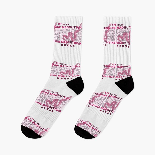 Item preview, Mad but divine urban snake design I pink quotes designed and sold by mimavisuals.