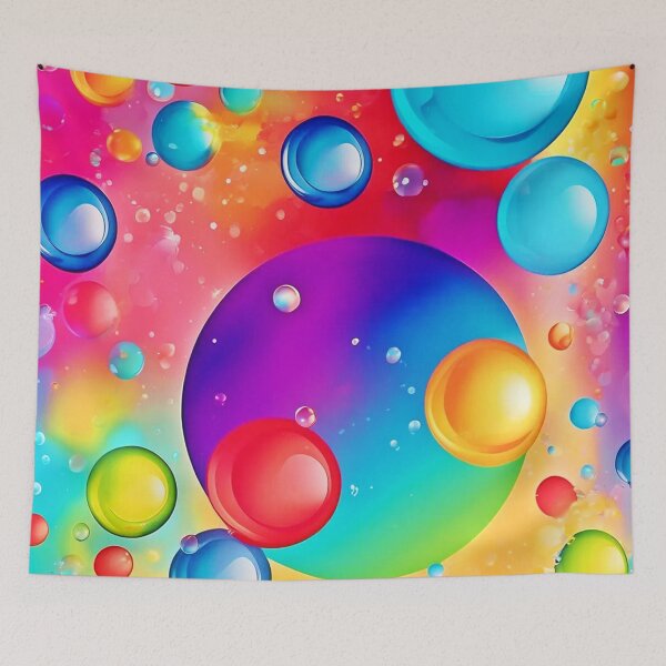 Item preview, Colorful Sphere Abstract Art designed and sold by Health And Fitness Posts e-Store.
