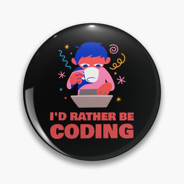 Item preview, I'd rather be Coding designed and sold by 87-Aesthetics.
