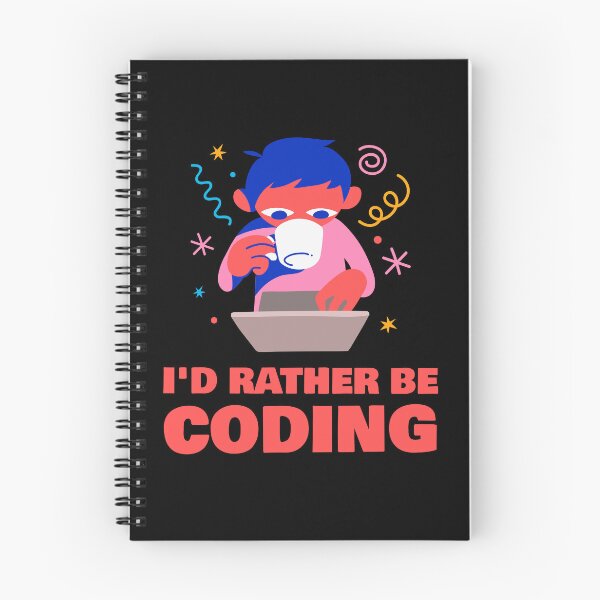 Item preview, I'd rather be Coding designed and sold by 87-Aesthetics.
