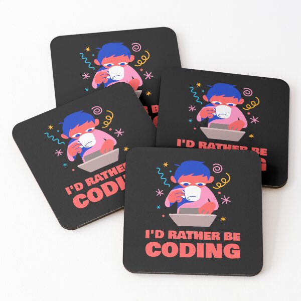 Item preview, I'd rather be Coding designed and sold by 87-Aesthetics.