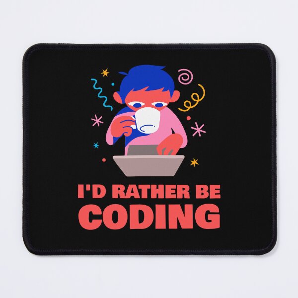 Item preview, I'd rather be Coding designed and sold by 87-Aesthetics.