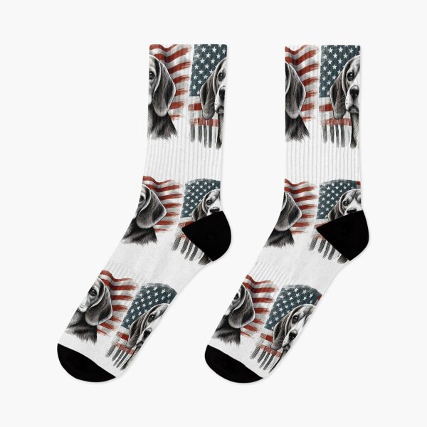Item preview, Beagle American Flag Shirt - Patriotic Dog Lover  designed and sold by BlankCanvasHaHa.