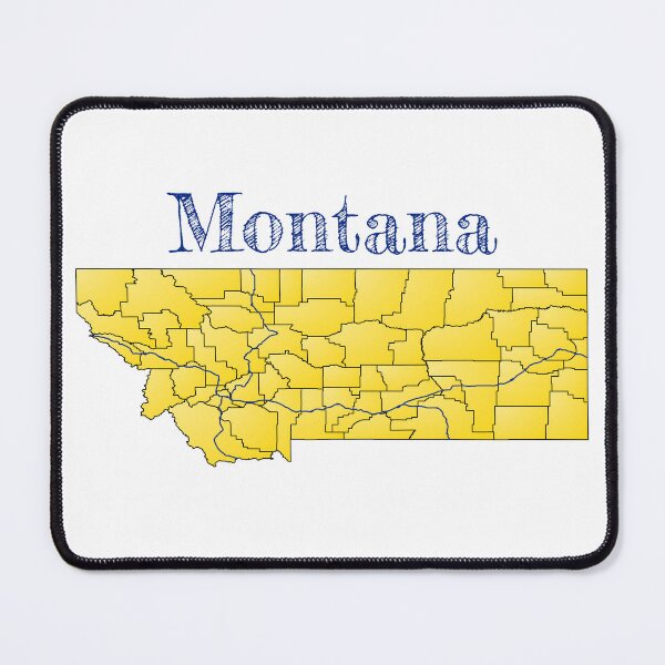 Item preview, Montana Counties & Interstates designed and sold by PhilbonianDezin.