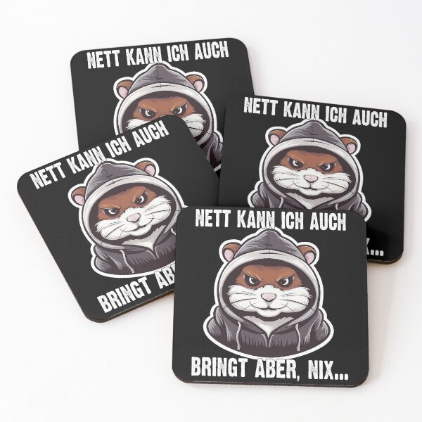 Item preview,  Nett Kann Ich Auch Bringt Aber , Nix  - Cooles Hamster - Lustiges Zitat  designed and sold by Smix Pixels.